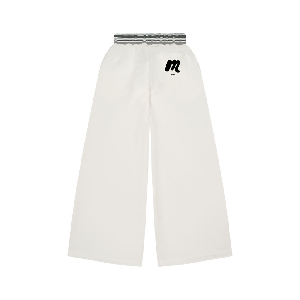 MMFI Striped Waist Wide Pants