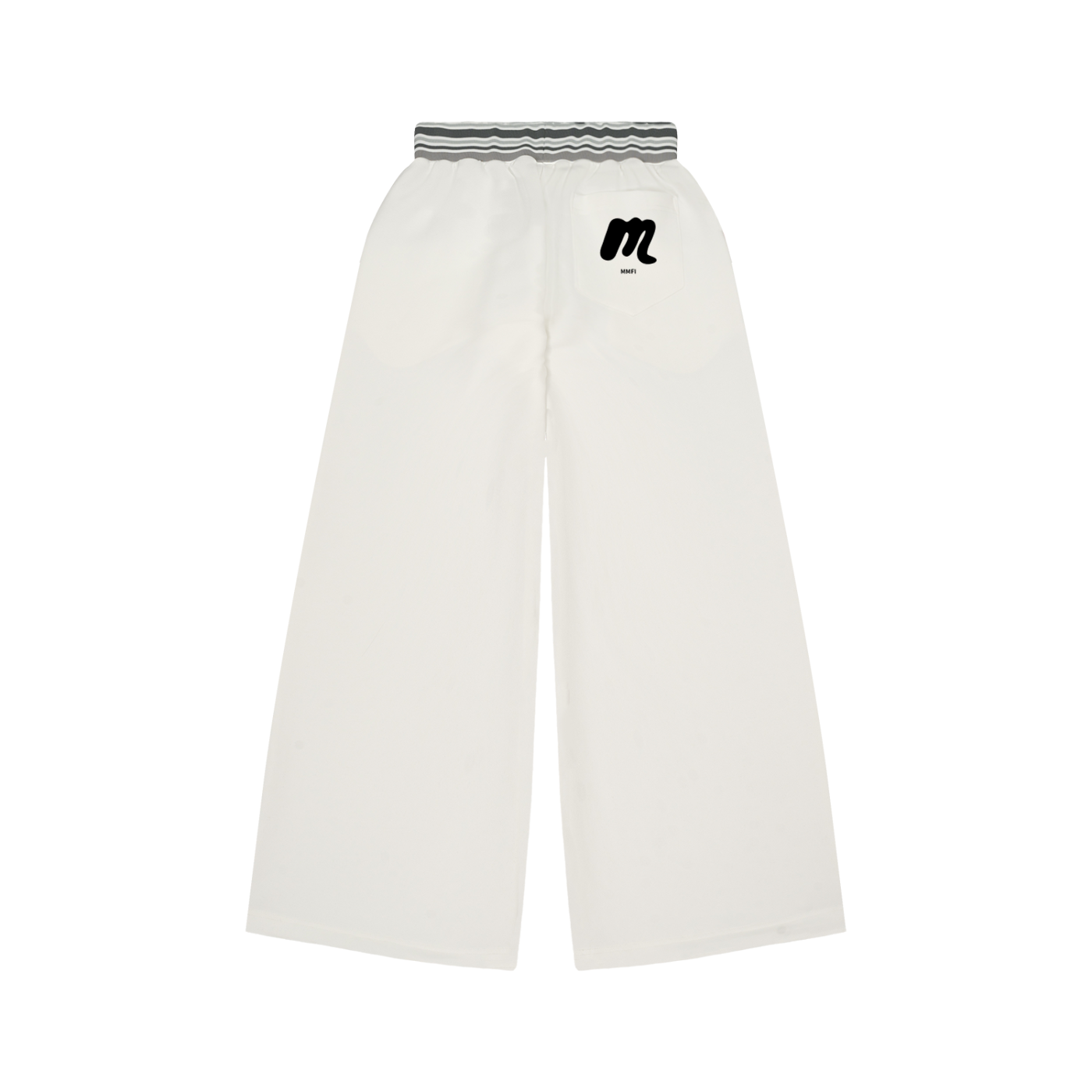 MMFI Striped Waist Wide Pants